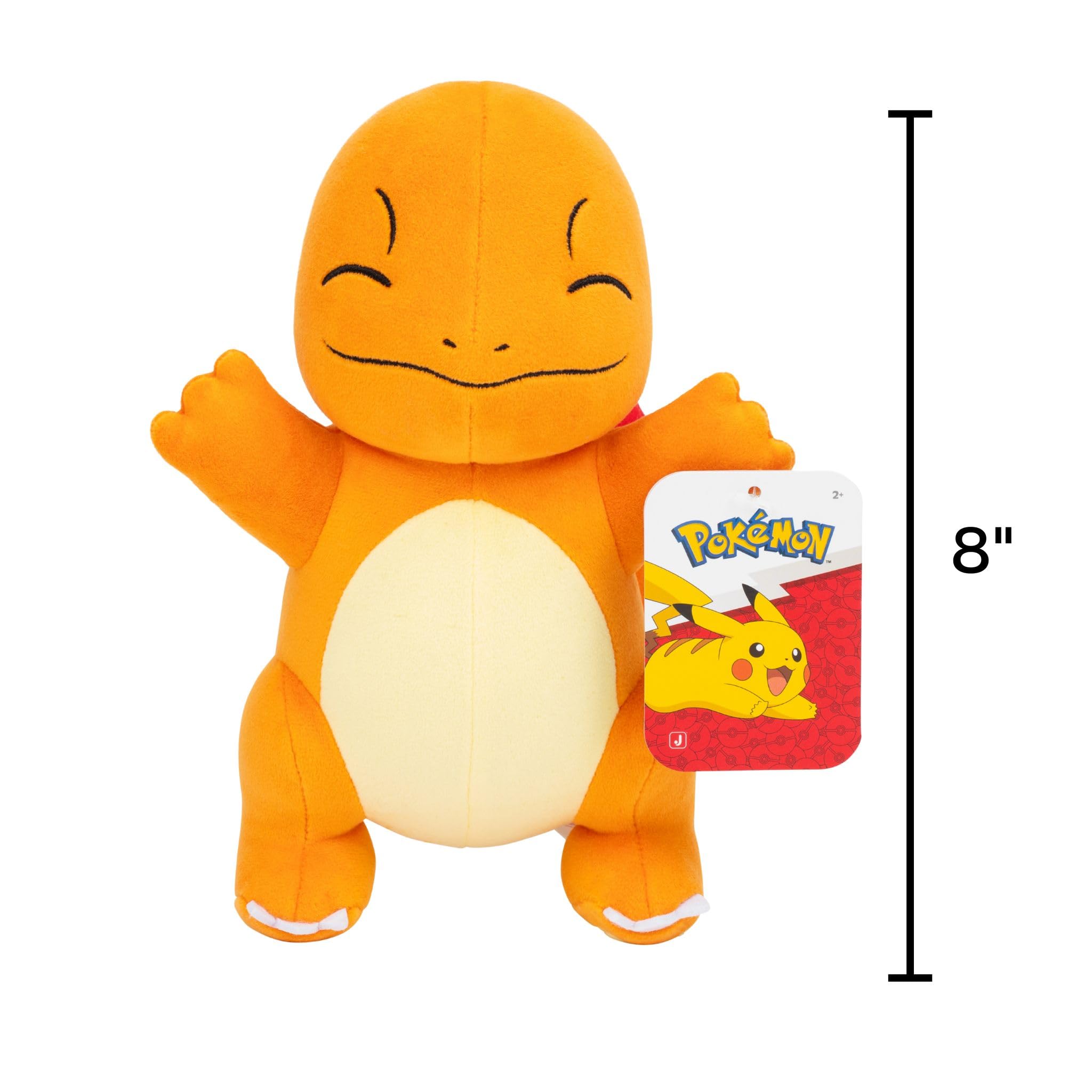 Amazon.co.jp: ポケモン ヒトカゲ ぬいぐるみ 8インチ : おもちゃ